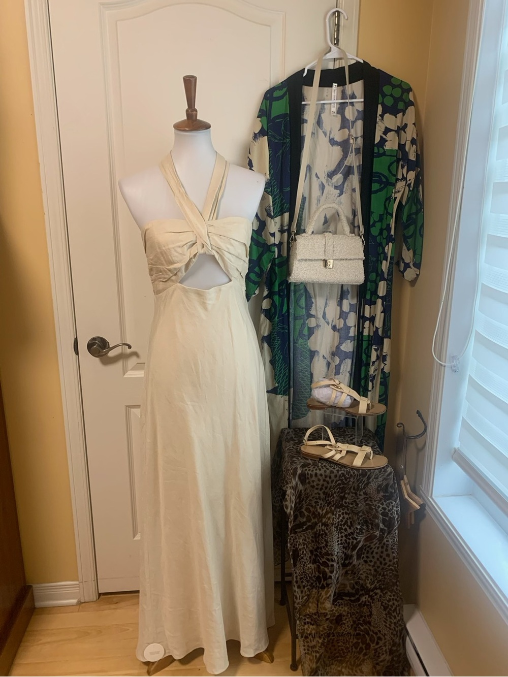NWT linen maxi dress GIGI by Shona Joy